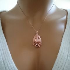 Beelo Gold 14K Altın Nefertiti Kolye