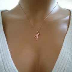 Beelo Gold 14K Altın Buz Pateni Kolye