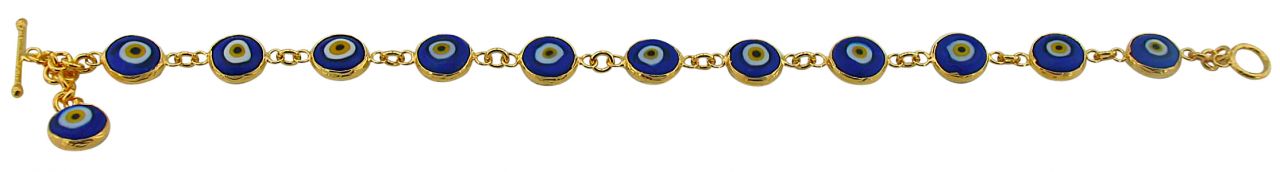 Beelo Gold 14K Altın  Seramik Nazar Bileklik