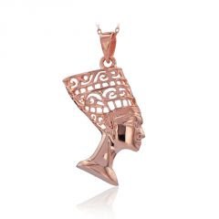 Beelo Gold 14K Altın Nefertiti Kolye