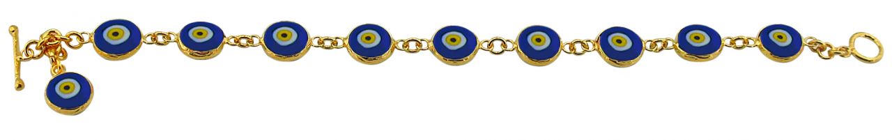 Beelo Gold 14K Altın  Seramik Nazar Bileklik