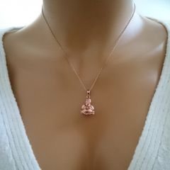 Beelo Gold 14K Altın Buda Kolye
