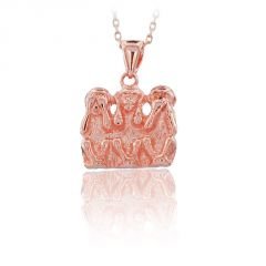 Beelo Gold 14K Altın Üç Maymun Kolye