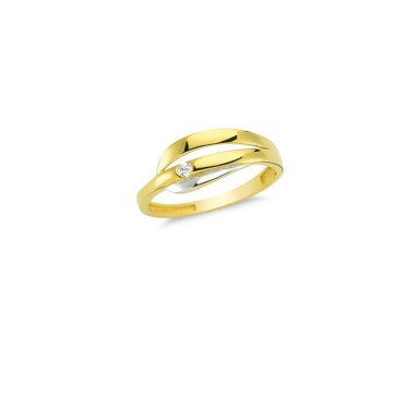 Beelo Gold 14K Altın Tasarım Yüzük