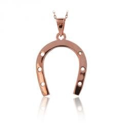 Beelo Gold 14K Altın Nal Şans Kolye