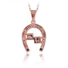Beelo Gold 14K Altın Nal Şans Kolye