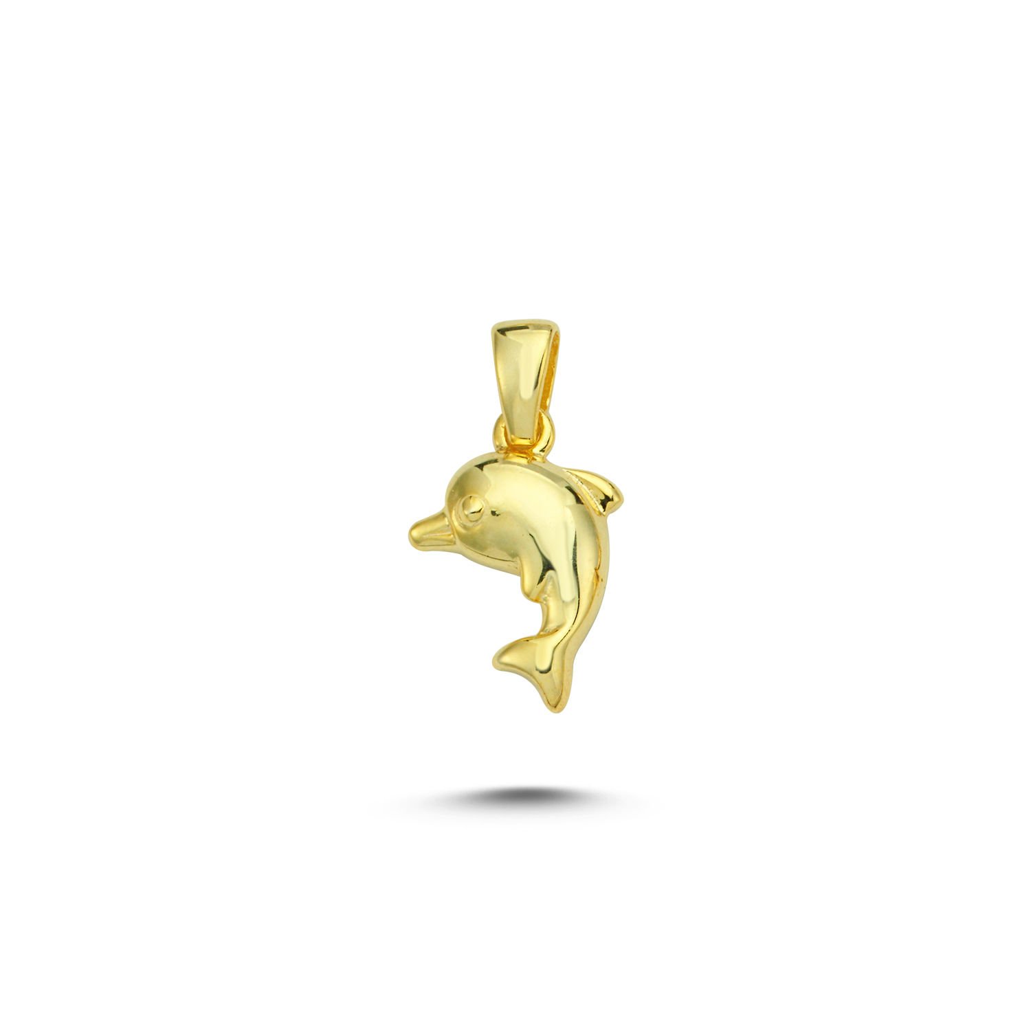 Beelo Gold 14K Altın Yunus Balığı Kolye Ucu