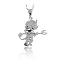 Beelo Gold 14K Altın Şeytan Kolye