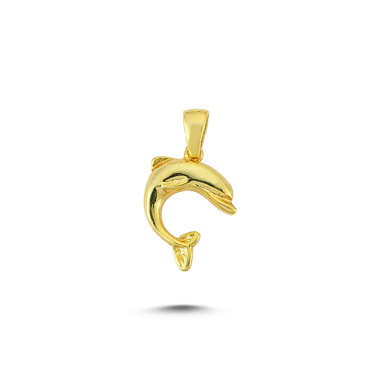 Beelo Gold 14K Altın Yunus Balığı Kolye Ucu