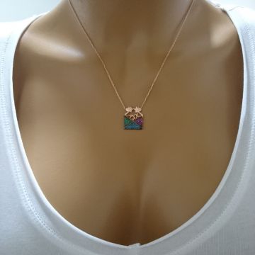 Beelo Silver 925K Gümüş Aşk Kalp Kolye