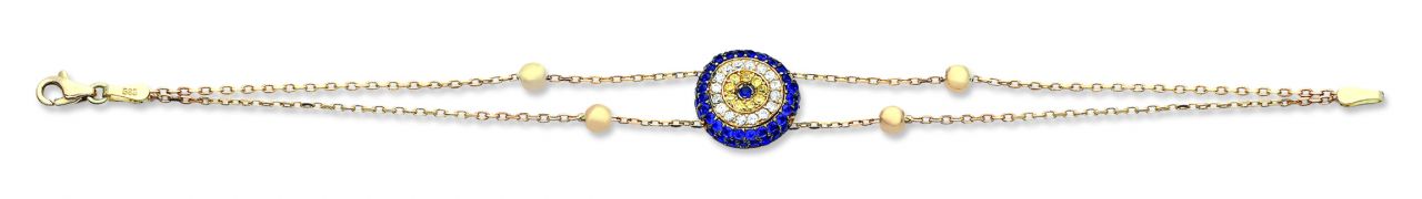 Beelo Gold 14K Altın  Nazar Bileklik