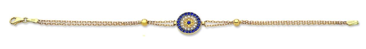 Beelo Gold 14K Altın  Nazar Bileklik