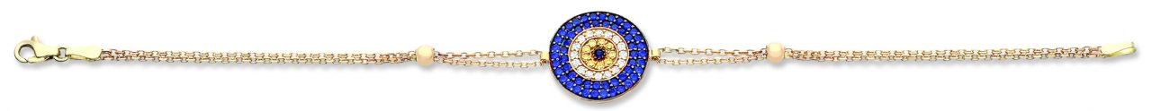 Beelo Gold 14K Altın  Nazar Bileklik