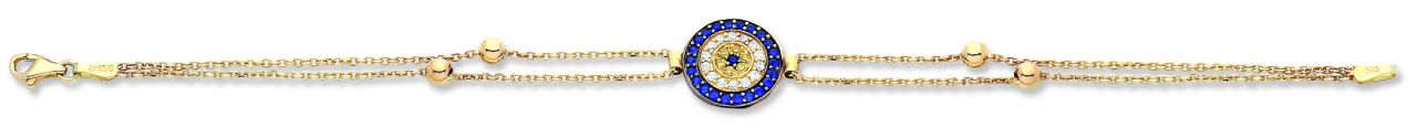 Beelo Gold 14K Altın  Nazar Bileklik