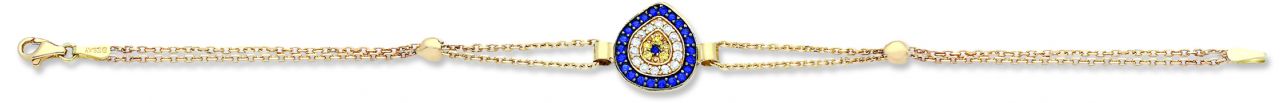 Beelo Gold 14K Altın  Nazar Bileklik