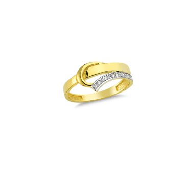 Beelo Gold 14K Altın Tasarım Yüzük
