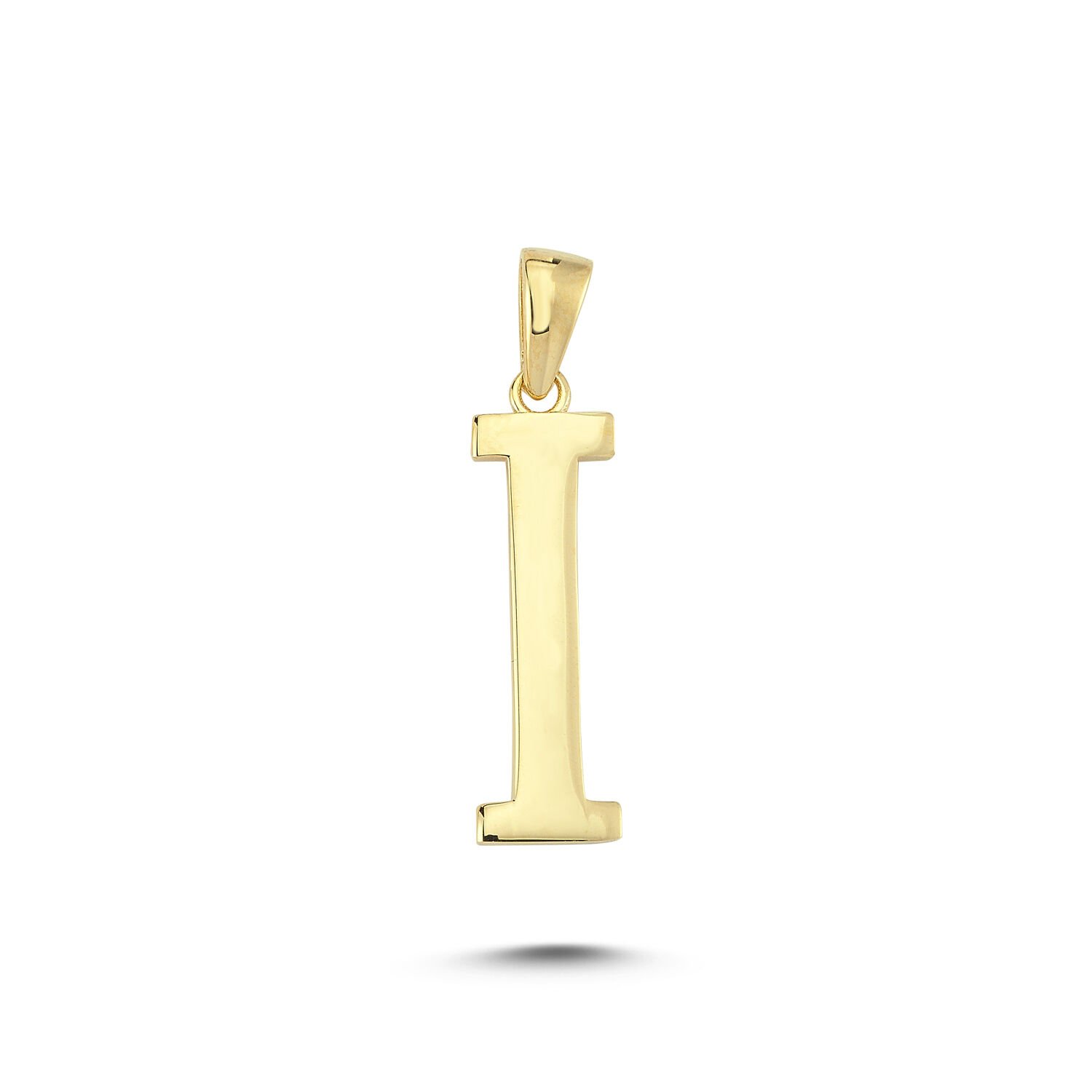 Beelo Gold 14K Altın I Harfi Kolye Ucu