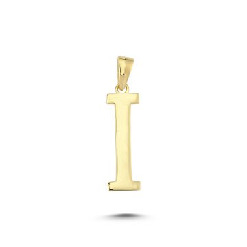 Beelo Gold 14K Altın I Harfi Kolye Ucu