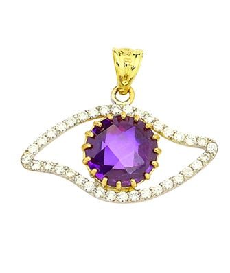 Beelo Gold 14K Altın Göz Kolye Ucu