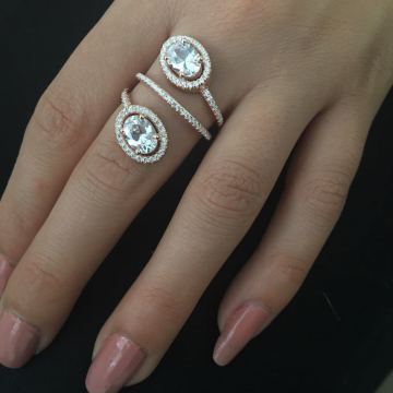 Beelo Silver 925K Gümüş Tasarım Yüzük